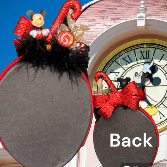 Christmas Headband, Mickey Mouse Hair Accessory, Disney Inspired Gift, Holiday main image 16